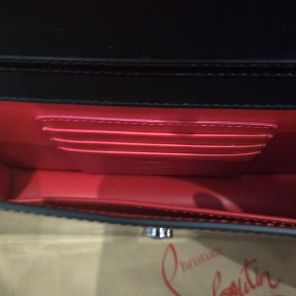 Christian Louboutin Loubi54 Black Patent Leather Bag - Picture 10 of 11